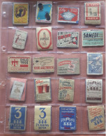 20 Vintage Etiketten Lucifersdoosjes/labels Matchboxes Pudding 3 Molens / Imperial / Kruidenierswaren Enz. - Boites D'allumettes - Etiquettes