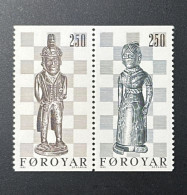 Féroé MNH  1983 Schachfiguren - Färöer Inseln