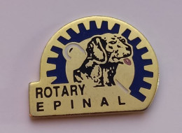 I37 Pin's Dog Chien Labrador Croisé Golden Pour Aveugle Non Voyant ROTARY CLUB ÉPINAL VOSGES Achat Immédiat - Geneeskunde