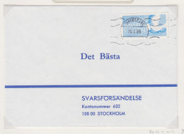 Zweden Lokale Zegel Bestemd Voor Post Naar Tijdschrift "Het Beste" Facit-cat. 13  Tanding 12 1/2 Op Omslag - Local Post Stamps
