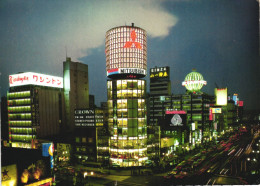 GINZA, SHOPPING AREA, TOKIO, ARCHITECTURE, CARS, JAPAN, POSTCARD - Tokyo