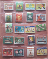 20 Vintage Etiketten Lucifersdoosjes/labels Matchboxes SIGARETTEN ARMADA - Boites D'allumettes - Etiquettes