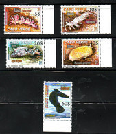 CABO VERDE, 2011, MARINE SLUGS, 5v. MNH** - Marine Life