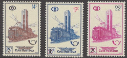 BELGIUM - 1956 - MNH/*** LUXE -  COB TR358-360  - Lot 25977 - Nuevos