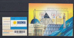 Kazakhstan 2010 OSCE 1v + M/s ** Mnh (59212) - Idées Européennes