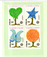 1986 Blocco 4 Francobolli Europa La Natura - Nuovi - Blocks & Kleinbögen