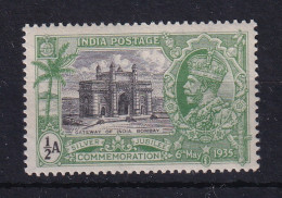 India: 1935   Silver Jubilee      SG240w    ½a   [Wmk: Stars Pointing Left]   MH - 1911-35 King George V