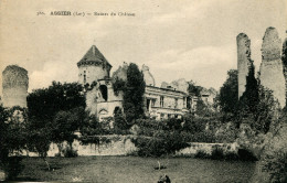 CPA -  ASSIER -  RUINES DU CHATEAU   (IMPECCABLE) - Assier