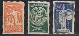 Portugal 1954 Nato / Otan 3v  ** Mnh (original Gum !!) (59219A) - OTAN