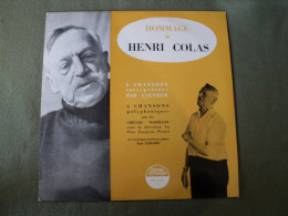 33 TOURS HENRI COLAS. ANNEES 60? PM 25 016 LE CHEMINEAU / PRIERE MATINALE / LES GRANDS OISEAUX / SUR LA RIVIERE / LE VIE - Sonstige - Franz. Chansons