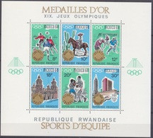 1968	Rwanda	296-301/B15	1968 Olympic Games In Mexiko	10,00 € - Zomer 1968: Mexico-City
