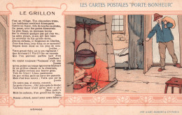 Fantaisie - Illustration Non Signée: Les Cartes Postales Porte-Bonheur, Le Grillon - Carte Robert & Cie Non Circulée - Collections & Lots