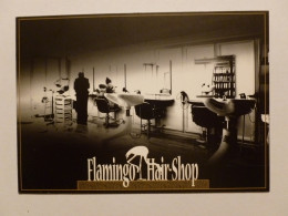COIFFEUR - SALON DE COIFFURE - Flamingo Hair Shop à Bern (Suisse) - Carte Postale Publicitaire - Artisanat