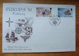 ISLA DE MAN EUROPA CEPT 1981 FDC/SPD MNH - Isla De Man