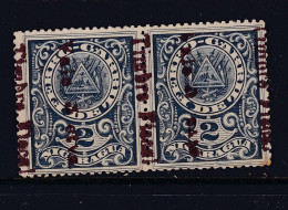 Nicaragua 1911 0.5/5c/2cMi 267va Shifted Ovprnt In Different Color 16027 - Fouten Op Zegels