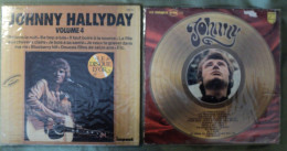 PAIRE DE 33 TOURS JOHNNY HALLIDAY. 1969 / 1977 IMPACT 6886 164 / PHILIPS 849 515 RETIENS LA NUIT / DOUCES FILLES DE SEIZ - Autres - Musique Française