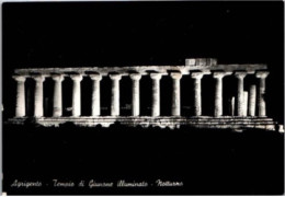 TEMPLO Di GIUNONE Illuminato. -  Temple De Junon   -  Non écrite - Agrigento