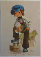 METIER CIREUR DE CHAUSSURES - Enfant Avec Brosse Dans La Main - Illustrateur Non Signé - Carte Postale Moderne - Vendedores Ambulantes