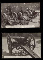 R716  /  14 Cartes Postales Musée De L'Armée 1914-1918 PARIS  (Canons/mines/obus/crapouillot Etc - Museum