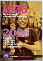 MANIFESTATION - Exposition 1936 2006 - 70 Ans Front Populaire - Carte Publicitaire Exposition - Manifestations
