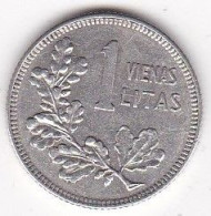 Lituanie 1 Litas 1925, En Argent, KM# 76. Superbe - Litauen