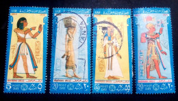 Egypt 1969 - Complete Set Of The Post Day - Pharaonic Dresses - VF - Used Stamps
