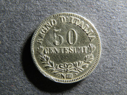 ITALIE - 50 CENTESIMI 1863 N - TTB/SUP - 1861-1878 : Victor Emmanuel II