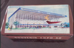 DW70 - BOITE CHOCOLAT JACQUES - EXPOSITION UNIVERSELLE 1958 - Andere & Zonder Classificatie