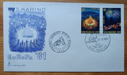 SAN MARINO EUROPA CEPT 1981 FDC/SPD MNH - FDC