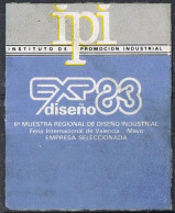 Sello Viñeta VALENCIA 1983. IPI, Muestra De Diseño Industrial * - Variedades & Curiosidades