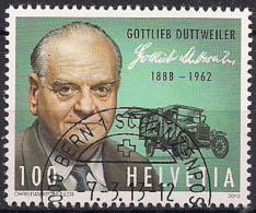 2013 Schweiz   Mi. 2284 FD-used . 125. Geburtstag Von Gottlieb Duttweiler - Used Stamps