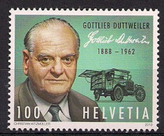 2013 Schweiz   Mi. 2284 **MNH  . 125. Geburtstag Von Gottlieb Duttweiler - Nuovi