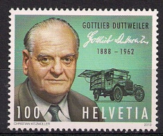 2013 Schweiz   Mi. 2284 **MNH  . 125. Geburtstag Von Gottlieb Duttweiler - Nuevos