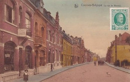 COMINES                              LA RUE DE WERVICQ    + TIMBRE - Comines-Warneton - Komen-Waasten