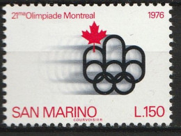 San Marino 1976, Postfris MNH, Olympic Games - Nuovi