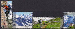 2013 Schweiz   Mi. 2288-91 FD-used  150 Jahre Schweizer Alpenclub (SAC) - Used Stamps