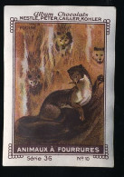 Nestlé - 36 - Animaux à Fourrures, Fur Animals - 10 - Fouine, Weasel - Nestlé