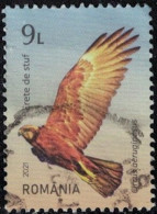 Roumanie 2021 Oblitéré Used Oiseau Rapace Circus Aeruginosus Busard Des Roseaux Y&T RO 6678 SU - Used Stamps