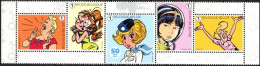 4986/4990** - Bianca Castafiore - M'oiselle Jeanne - Natacha - Yoko Tsuno - Tante Sidonie - Découpe / Snijding - Bpost - Unused Stamps