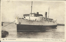 Cpa 59 Dunkerque Bateau Le Twickenham Ferry Devant L'ecluse  L5/05 - Ferries