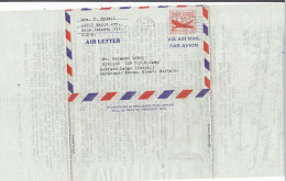 AIRMAIL, PLANE, USED AEROGRAMME, 1948, USA - 2a. 1941-1960 Gebraucht