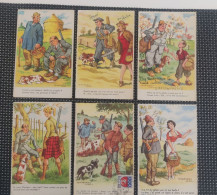 Jean CHAPERON - Lot De 6 Cartes Thème CHASSE - Chaperon, Jean