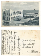 Somalia Mogadiscio Palazzo Governatore Governor's Palace B/w Stampless PPC 17mar1936 - Somalië