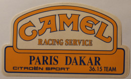 RALLYE PARIS DAKAR - CITROEN SPORT - CAMEL RACING SERVICE - Autocollant - Stickers
