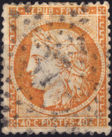 FRANCE - Étoile 37 (blvd Malesherbes) De Paris Sur Yv.38 40c Siège - TB - 1849-1876: Période Classique