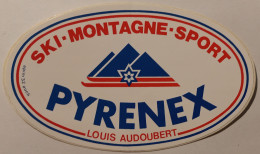 SKI MONTAGNE SPORT - PYRENEX Louis Audoubert - Autocollant - Stickers