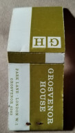 GROSVENOR HOUSE,MATCHBOOK,BOOKMATCH - Matchboxes