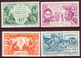 Camerun 1931 Y.T.149/52 */MH VF/ F - Unused Stamps