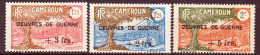 Camerun 1940 Y.T.233/35 */MH VF/ F - Unused Stamps
