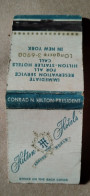 Conrad N.Hilton President,MATCHBOOK,BOOKMATCH - Zündholzschachteln